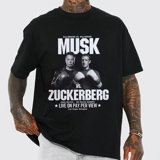 Zuckerberg Vs Musk Cage Match Shirt