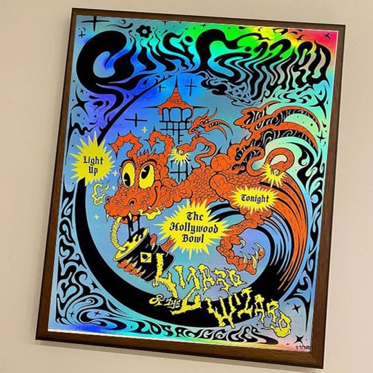 King Gizzard & the Lizard Wizard Hollywood bowl,Poster