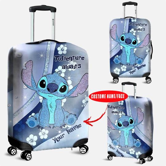 Custom Stitch 3D All Over Print Luggage Cover