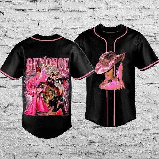 Beyonce Vintage Pink Baseball Jersey, Beyonce Renaissance Jersey