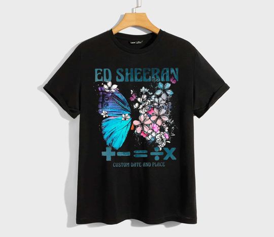 Ed Tour Butterfly Comfort Colors Shirt, Butterfly Equals Tour Shirt,