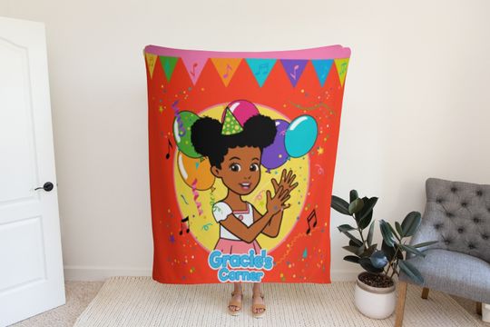 Girls Kids Blanket - Gracies Corner Birthday Fleece