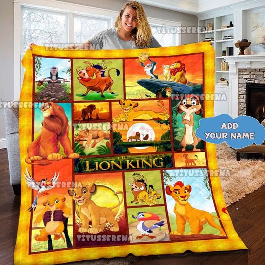 Disney The Lion King Fleece | The Lion King Blanket | Disney The Lion King Birthday Gifts