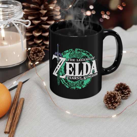 Zelda Tears of the Kingdom Themed Coffee Mug