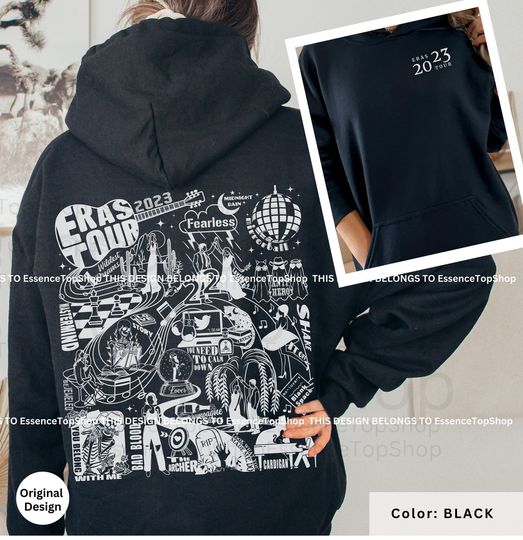 Eras Tour 2023 Double Sided Print HOODIE