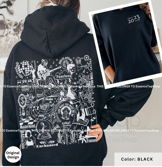 Eras Tour 2023 Double Sided Print HOODIE