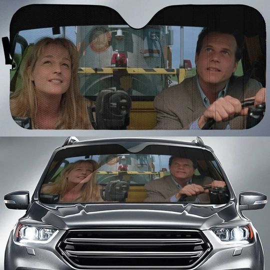 Movie Scene Car Sun Shade, Iconic Movie Couple Car WindShield