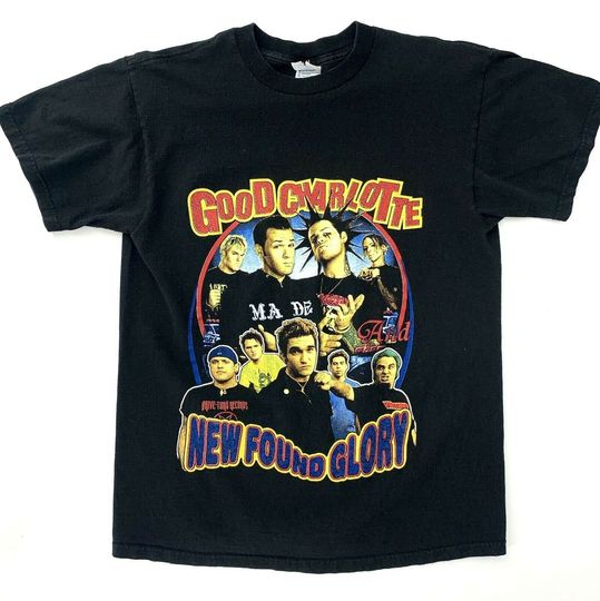 Vintage Good Charlotte New Found Glory Y2K Rock T-Shirt