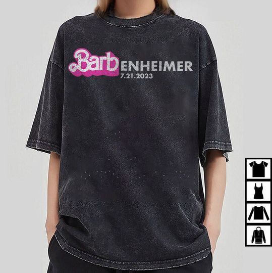 Barbenheimer T-Shirt, Barbie Oppenheimer Tee, Trendy Shirt T7, Barbie Movie Inspired Shirt