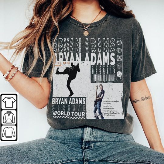 Bryan Adams Music Shirt, Vintage Bryan Adams So Happy It Hurts Tour 2023 T-Shirt