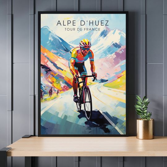 Tour de France poster 2023 : Alpe d'Huez