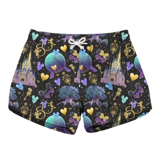 Disney 50th Shorts with Pockets Swim Shorts