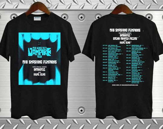 The Smashing Pumpkins The World Is a Vampire Tour 2023 T shirt, The World Is a Vampire Tour Shirt