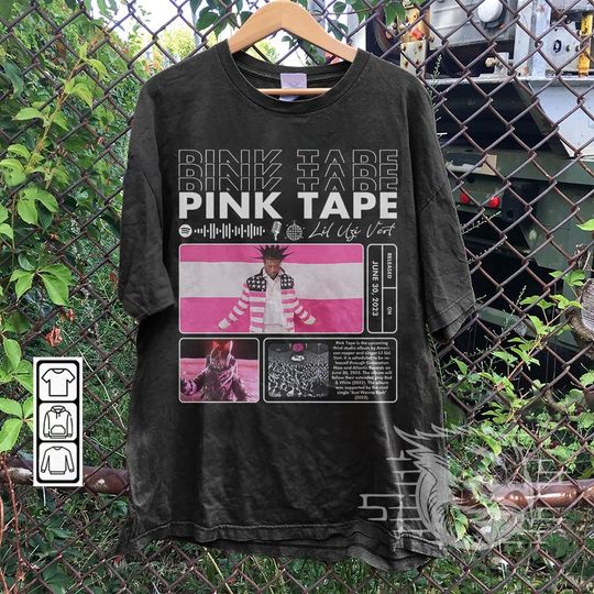 Lil Uzi Vert Rap Shirt K1, Lil Uzi Vert Pink Tape Album Shirt