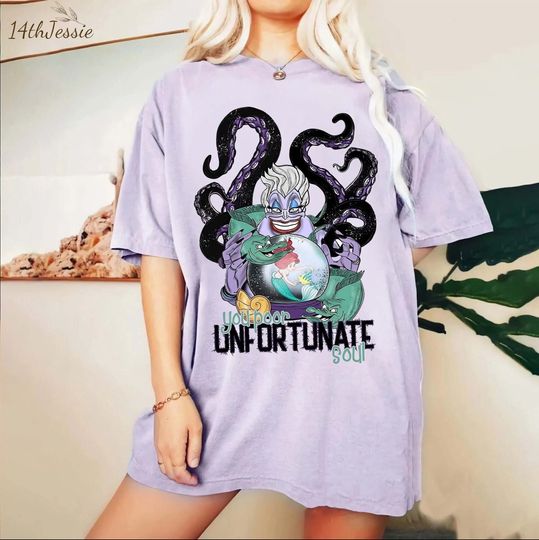 You Poor Unfortunate Soul Ursula Shirt, Disney Shirt, Disneyland Shirt, Disneyworld Shirt, Disney Villains Shirt