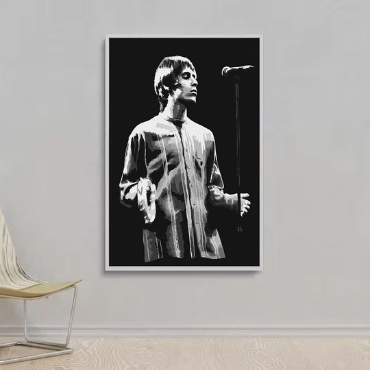 Gifts For Men Male Liam Musician Gallagher Graphic For Fan Premium Matte Vertical Poster