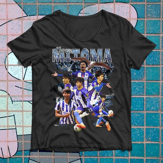 Karou Mitoma Bootleg Vintage Football T-Shirt | gifts for him | christmas gift