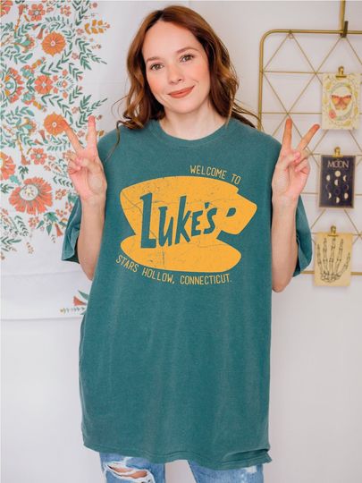 Retro Luke's Diner T shirt, Luke's Diner Shirt, Stars Hollows Shirt