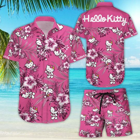 Hello Kitty Hawaiian Shirt Ver2
