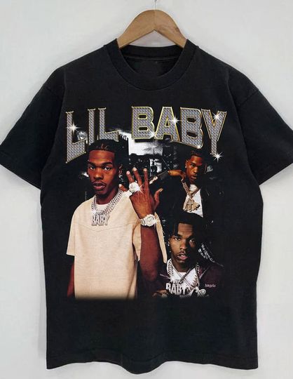Lil Baby Vintage Rap T-Shirt, Rapper Vintage Rap T Shirt