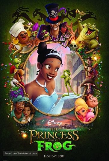 THE PRINCESS & THE Frog Movie Poster Disney