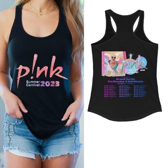 P!nk Tank Top ,P!nk Summer Carnival 2023 Shirt Concert Shirt ,