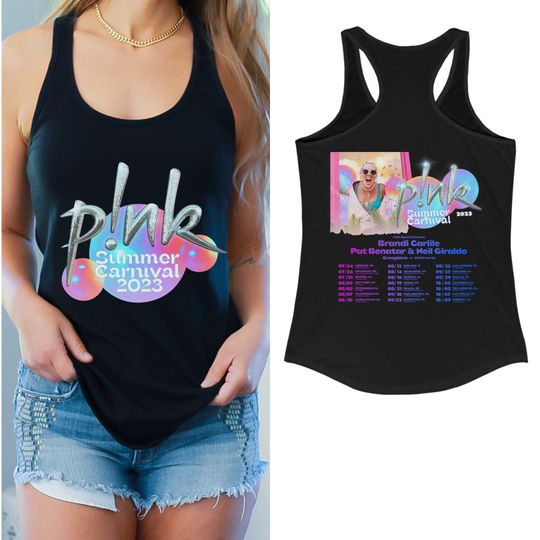 P!nk Tank Top P!nk Summer Carnival 2023 Shirt Concert Shirt Pink Summer Carnival Shirt