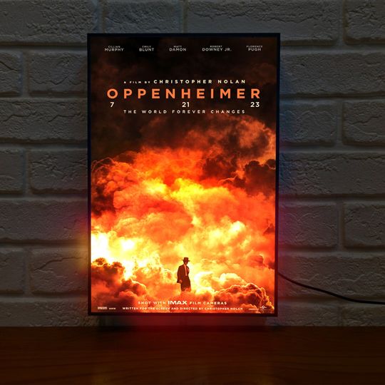 Oppenheimer Movie Poster | Your Space with Christopher Nolan's Masterpiece