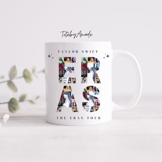 The Eras concert coffee mug, ceramic  mug, eras tour taylor version mug gift