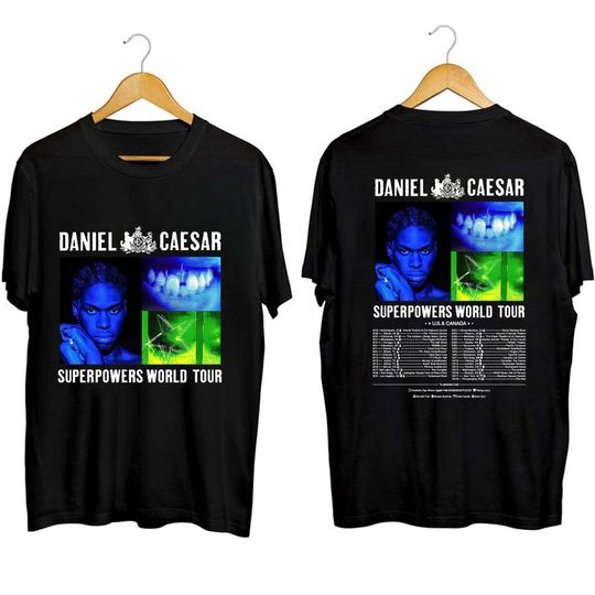 Daniel Caesar Superpowers World Tour 2023 Shirt, Daniel Caesar Fan Shirt