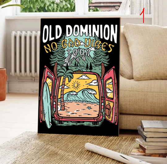 Custom Old Dominion 2023 Tour Poster
