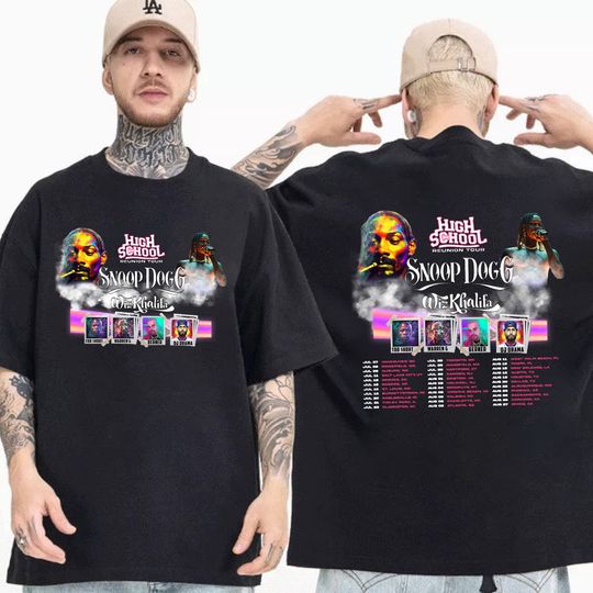 2023 Snoop Dogg And Wiz Khalifa High School Reunion Tour T-Shirt