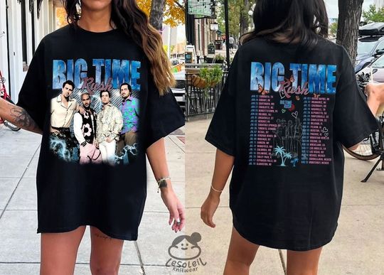 Big Time Rush Can't Get Enough Tour 2023 Shirt