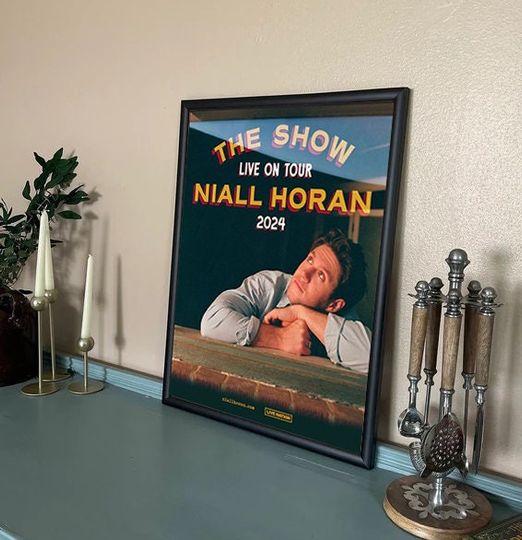 Niall Horan The Show - Tour 2024 Concert Poster, Music Poster, No Framed