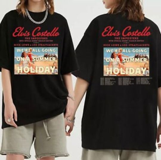 Elvis Costello Shirt, Elvis Costello 2023 Tour Shirt