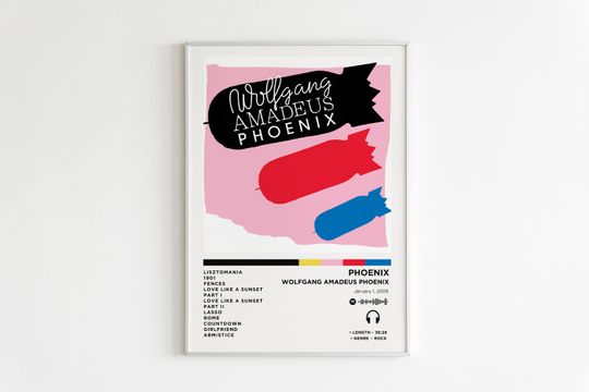 Phoenix - Wolfgang Amadeus Phoenix Album Poster
