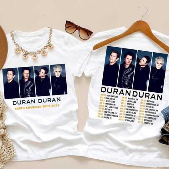 Duran Duran 2023 Tour Shirt, North American Tour 2023,Future Past Tour Shirt,Duran Duran Shirt, Music Tour 2023 Tshirt, Band Tour 2023 Shirt