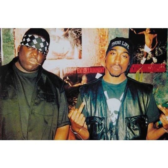 Tupac and Notorious Big Bad Boy Poster