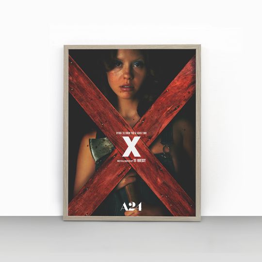 X A24 Poster Premium Matte Vertical Poster