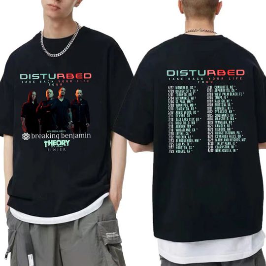 Take Back Your Life Tour Shirt, Disturbed World Tour 2023 Shirt,  Disturbed Take Back Your Life Concert 2023 Shirt