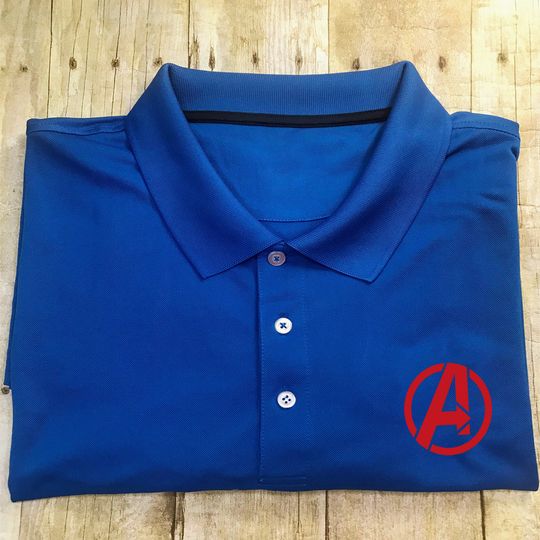 Avengers Logo Embroidered Polo