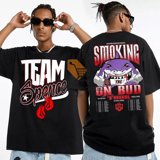 2 Sides Errol Spence Jr. Smoking On Bud 2023 Shirt, Boxing Shirt, Team Spence Shirt