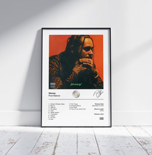 Post Malone Poster - Stoney Album Cover Poster