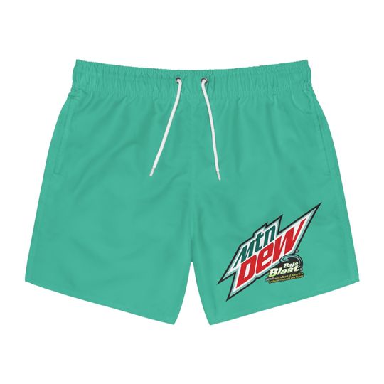 BAJA BLAST Mountain Dew Swim Trunks  Shorts