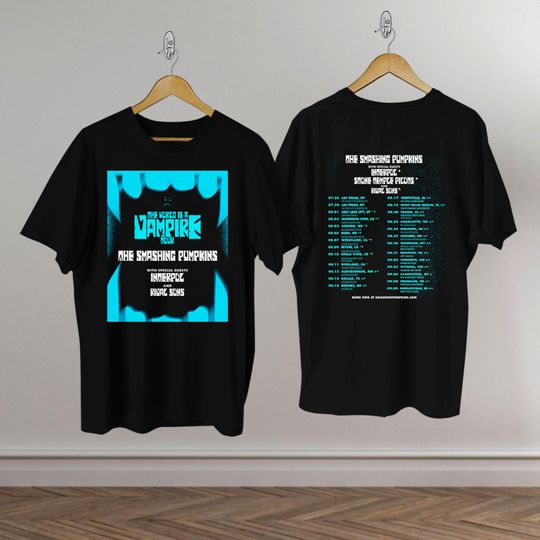 The Smashing Pumpkins The World Is a Vampire Tour 2023 Unisex T shirt