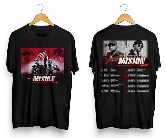 Wisin Yandel  Shirt, Wisin Yandel La Ultima Mision World Tour in Shirt Hoodie
