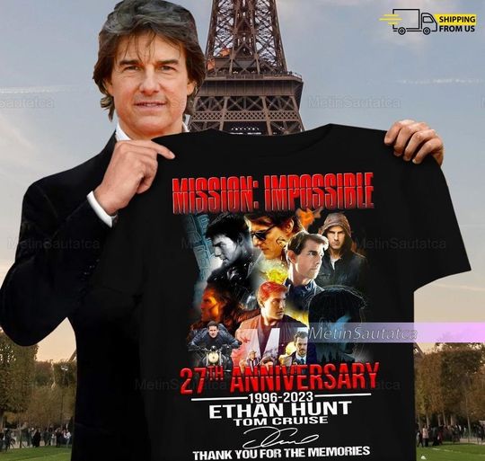 Mission Impossible Shirt, Tom Cruise Shirt, 27th Anniversary Movie Shirt