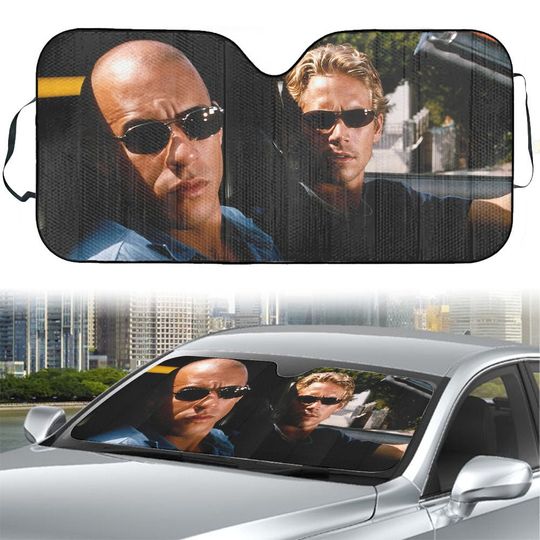 Toretto  Brian Fast Furious Fan Auto Sun Shade