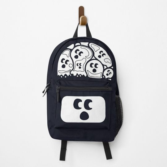 Craftee Ghost Backpack white ans black  Backpack