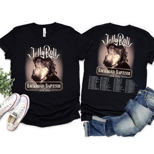 Jelly Roll Tour T-Shirt, Jelly Roll Merch, Jelly Roll Concert, Country Music Shirt